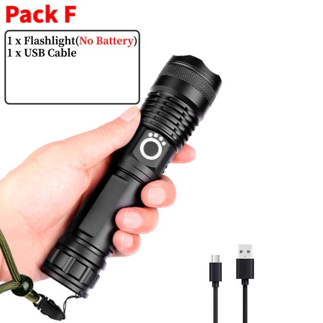 LED Rechargeable Tactical Flashlight