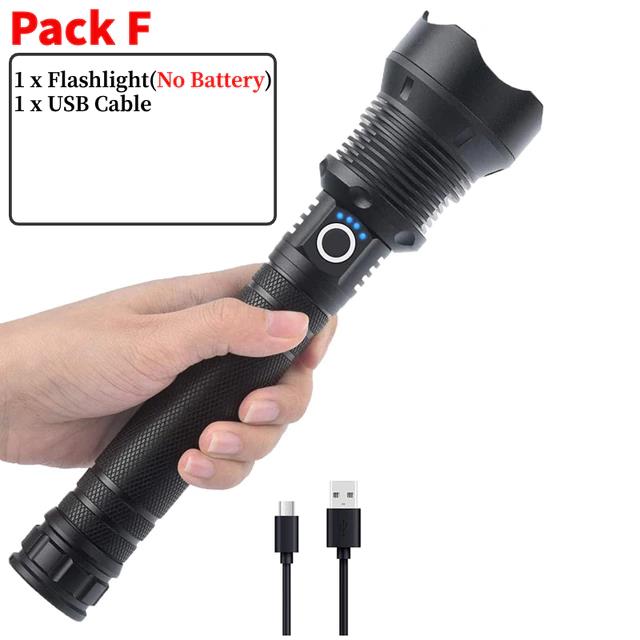 LED Rechargeable Tactical Flashlight