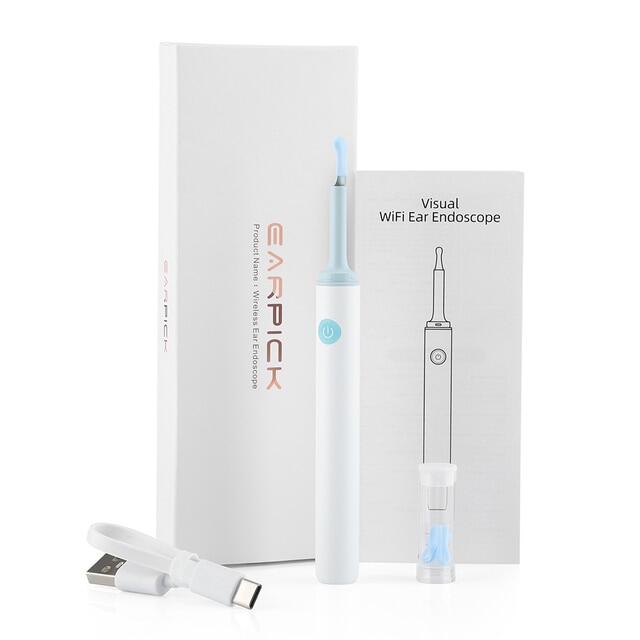 3.9mm WiFi Visual Ear Spoon 5.0MP Otoscope Camera Endoscope