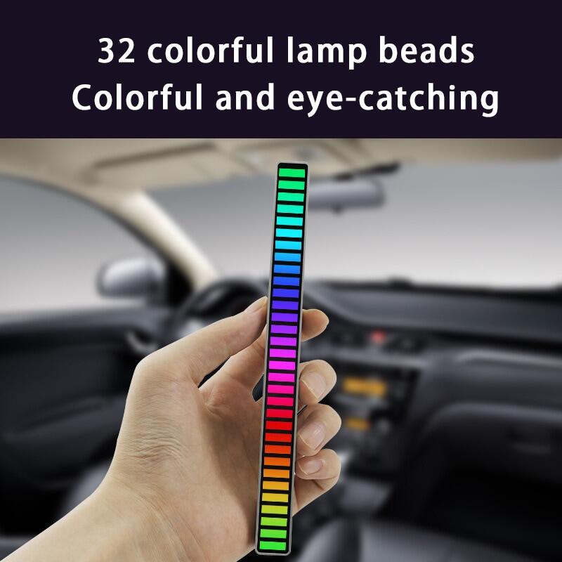RGB Light Sound Control Lights Pickup LED Light