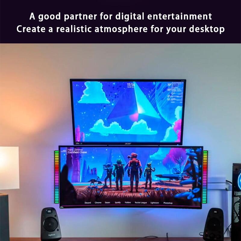 RGB Light Sound Control Lights Pickup LED Light