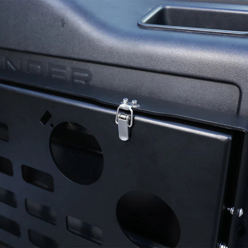Aluminum Alloy Black Off-Road Travel Car Tailgate Table Back Door Foldable Shelf for Land Rover Defender 2020-22 Car Accessories