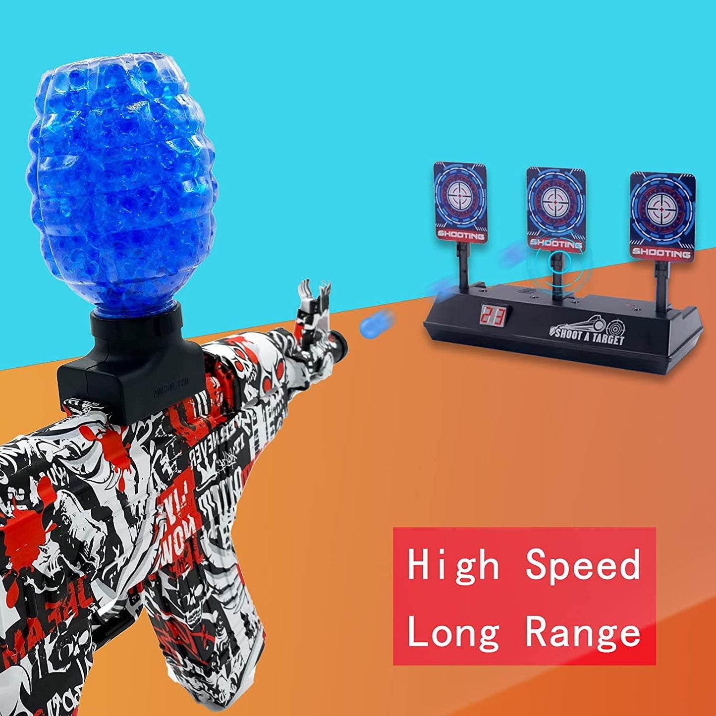 Electric gel ball blaster