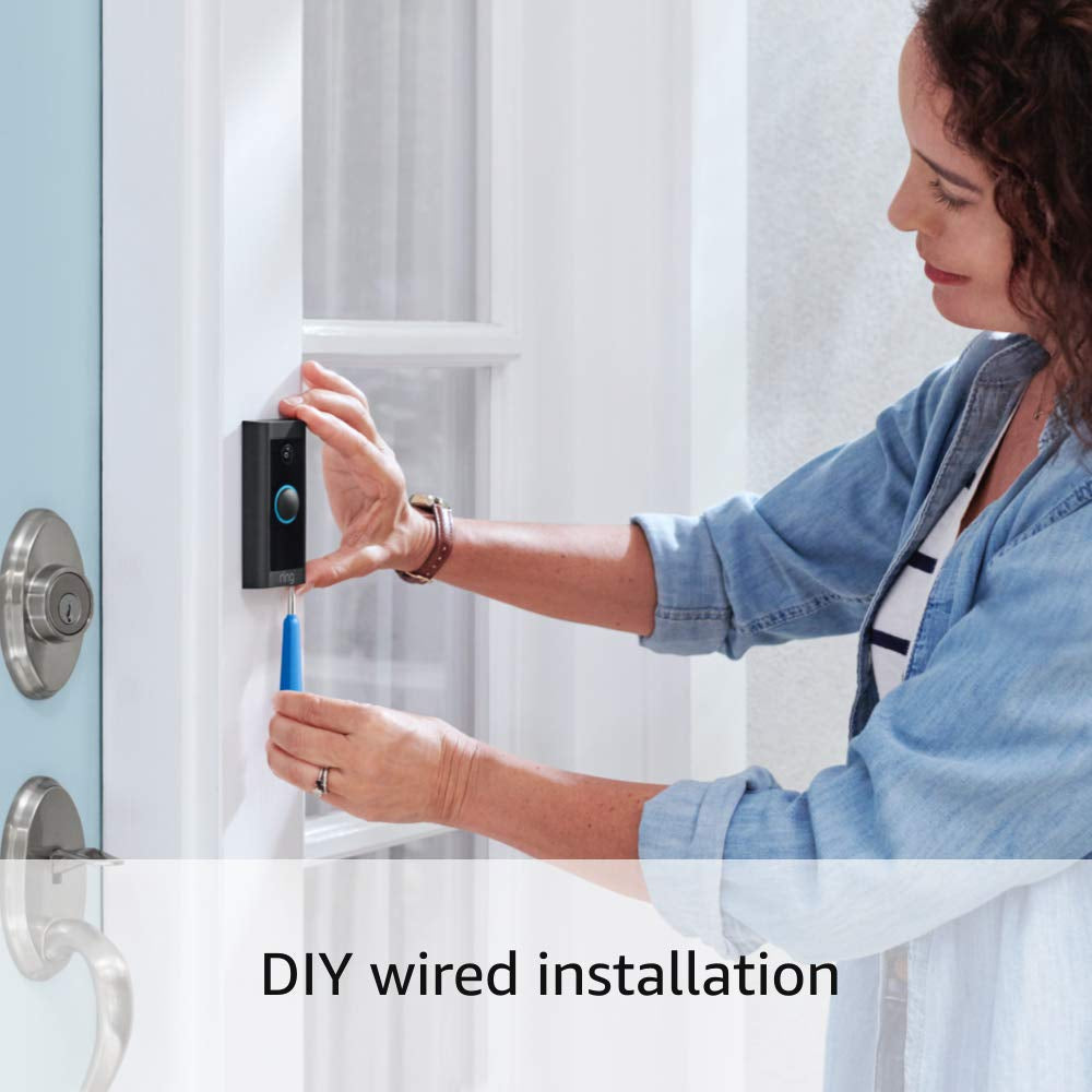 Video Doorbell Wired – Convenient, Essential Features in a Compact Design, Pair with  Chime to Hear Audio Alerts in Your Home (Existing Doorbell Wi Required) - 2021 Release
