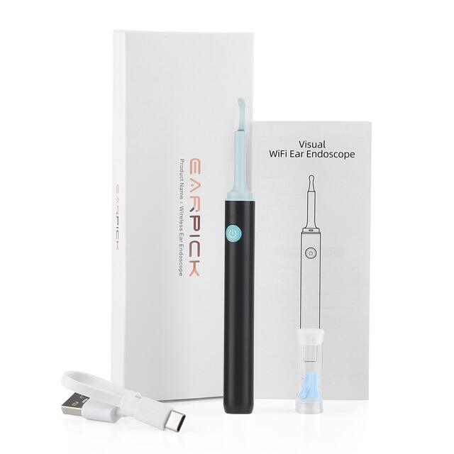 3.9mm WiFi Visual Ear Spoon 5.0MP Otoscope Camera Endoscope