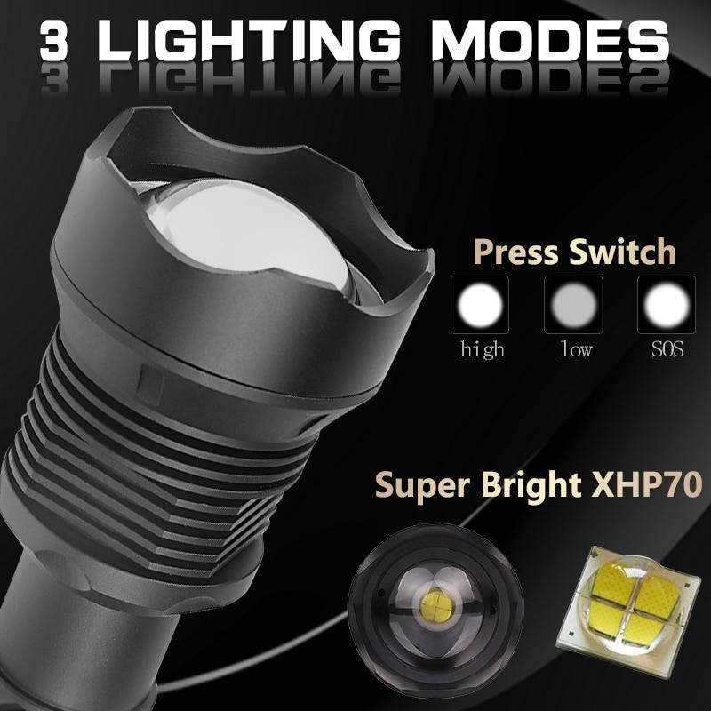 LED Rechargeable Tactical Flashlight