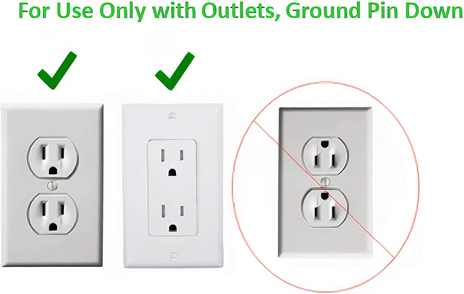 Sleek Socket Ultra-Thin Outlet Concealer with Cord Concealer Kit, 3 Outlet, 3-Foot Cord, Universal Size, UL Certified