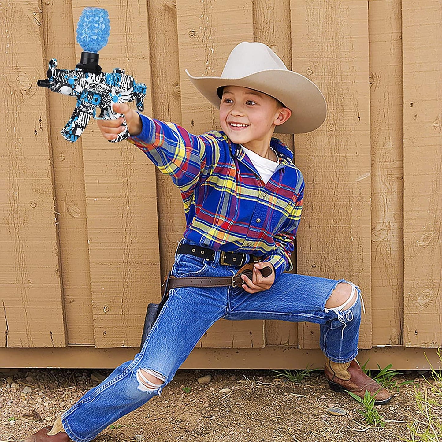 Electric gel ball blaster