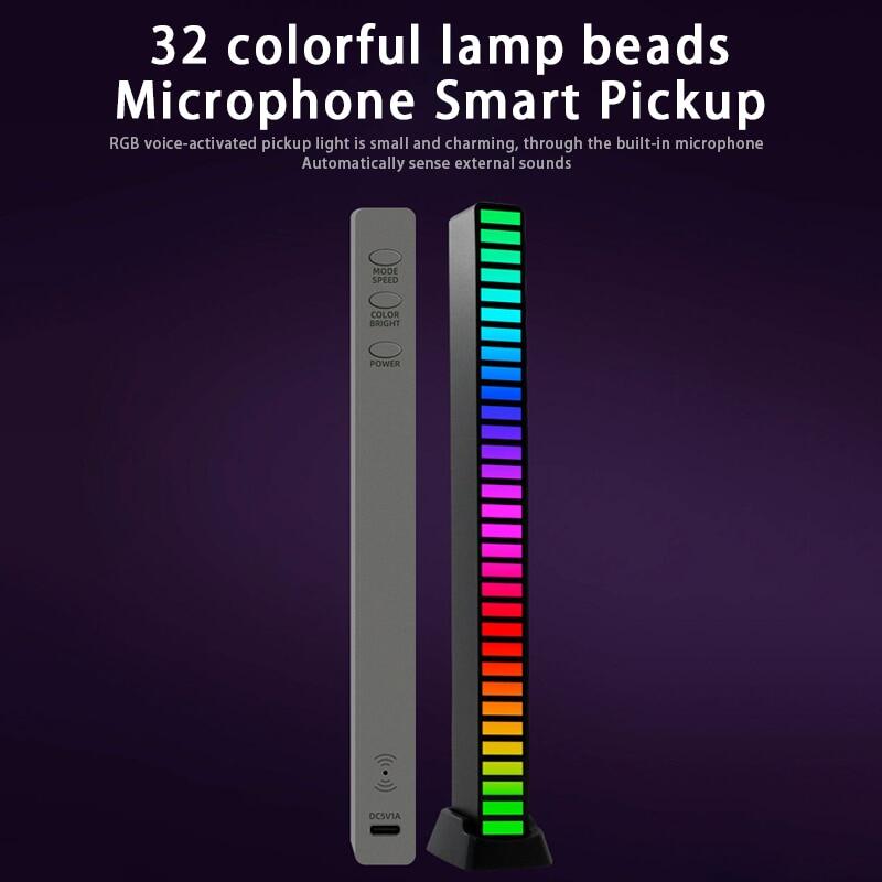 RGB Light Sound Control Lights Pickup LED Light